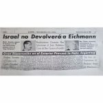 El Mundo. Israel no devolverá a Eichmann