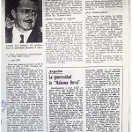 Primera Plana. Final de nota: “Francia. Hora final de la OAS: Argoud ante sus jueces, Gardes en Buenos Aires” y apartado: “Argelia. La generosidad de ‘Mahoma Duval’”.