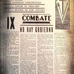 Combate Año X N° 128. Órgano de legión nacionalista contrarevolucionaria.