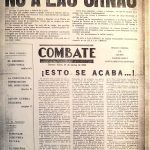 Combate Año X N° 129. Órgano oficial de legión nacionalista contrarevolucionaria.