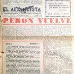 El Aliancista Año I N° 1. Órgano oficial de la Alianza Libertadora Nacionalista.