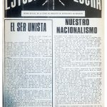 Estudio y Lucha Año II N° 15 Órgano oficial de la Unión Nacionalista de Estudiantes Secundarios.