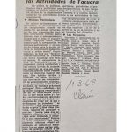 Clarín. Originan una declaración las actividades de Tacuara