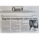 Clarín. Seguirán investigando sobre los nazis.